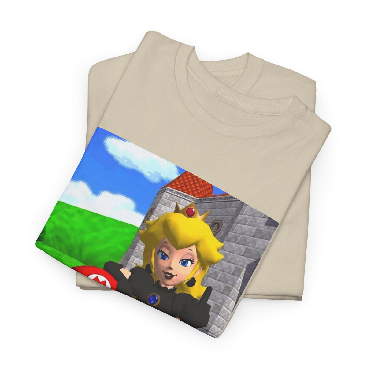 Princess Peach Flipping The Bird Tee