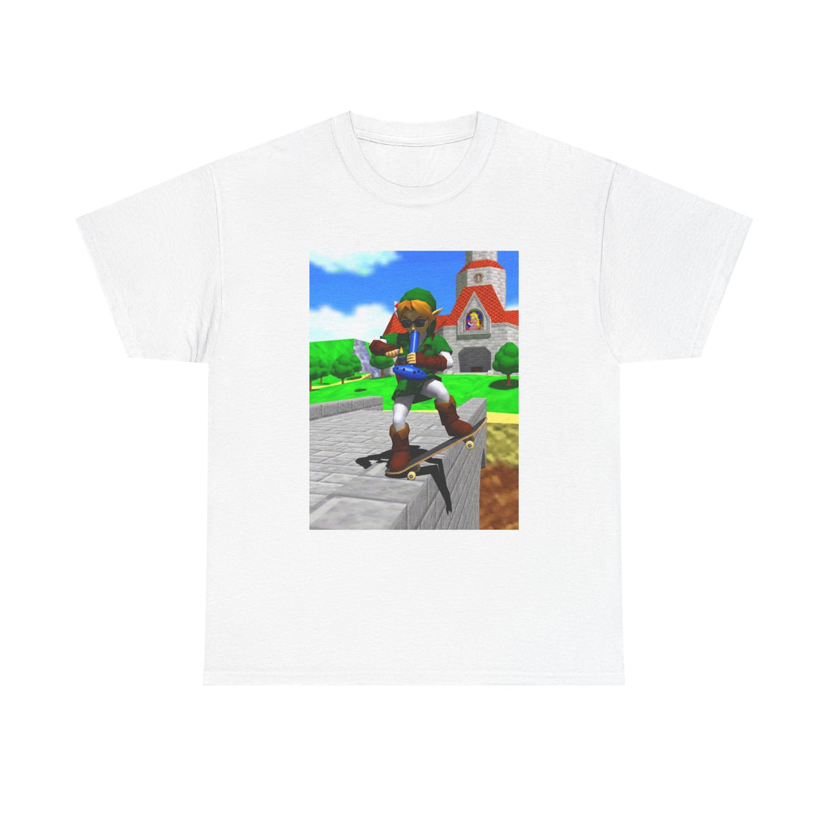 Stoner Link On Skateboard With Ocarina Bong