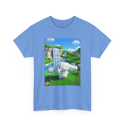 Cinnamoroll Flipping The Bird In Lush Landscape