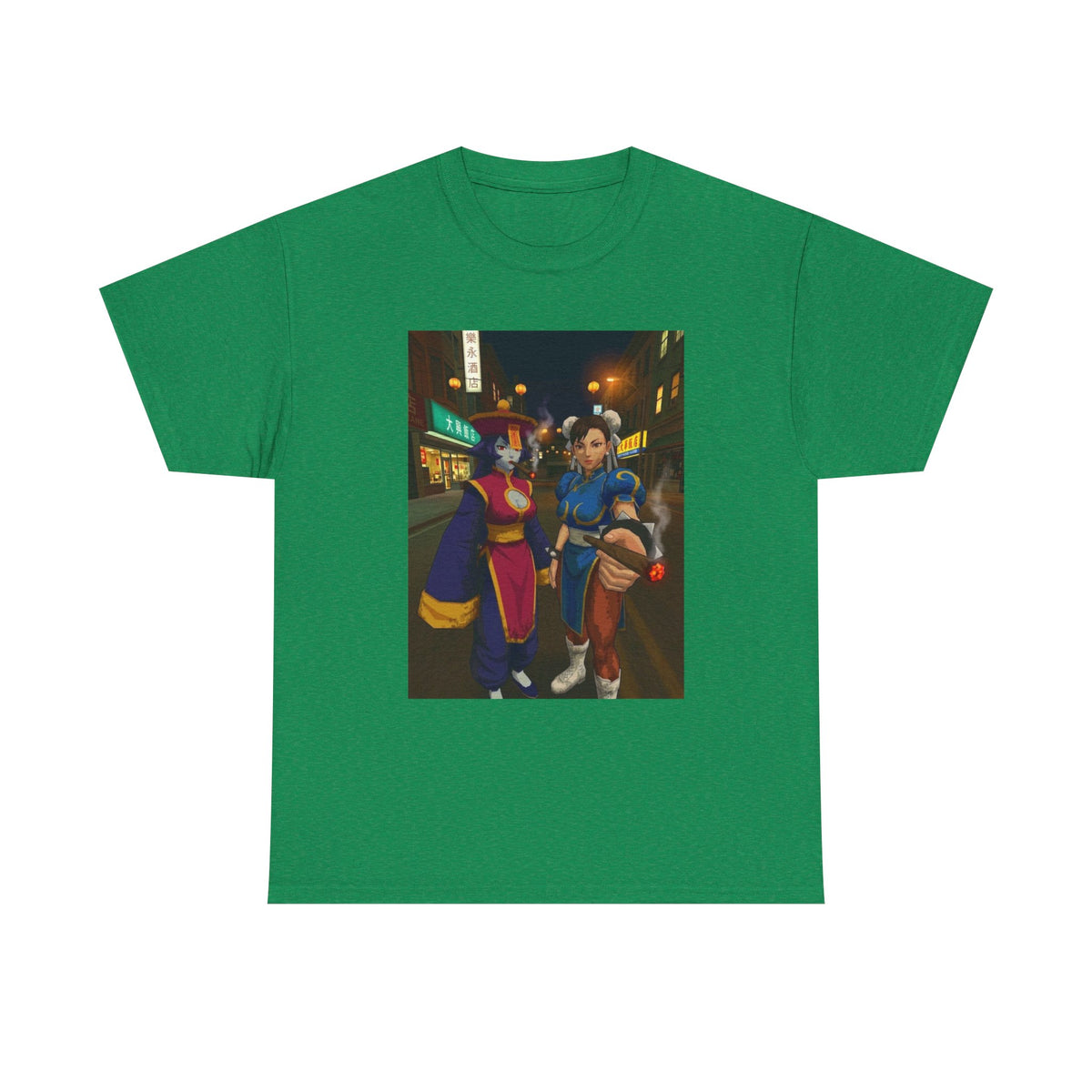 Hsien-Ko And Chun-Li Sharing Blunts Tee