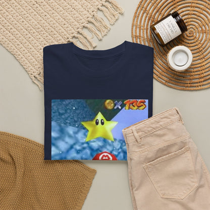 Mario Flips The Bird In Icy World Tee