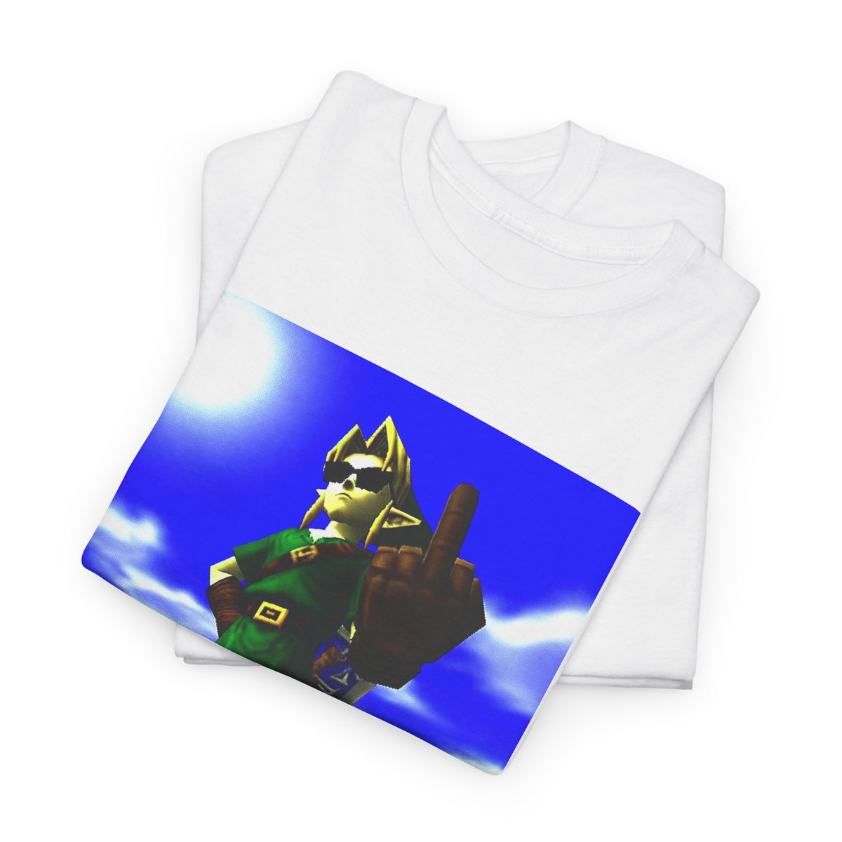 Cool Link Flipping The Bird Tee