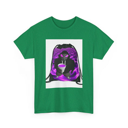 Spider-Hoodie Character Sipping Purple Drank Tee