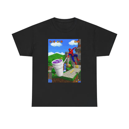 Spidey Swings With Lean In Mario World Tee
