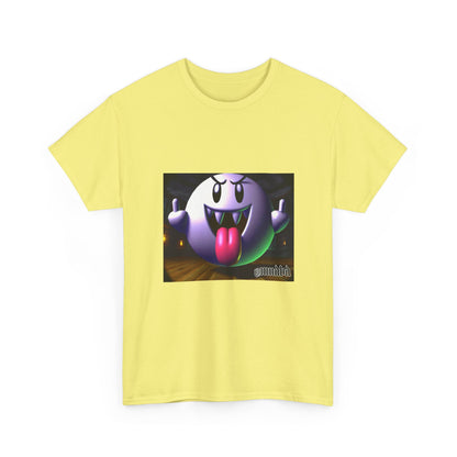 Edgy Ghost Flipping The Bird Tee