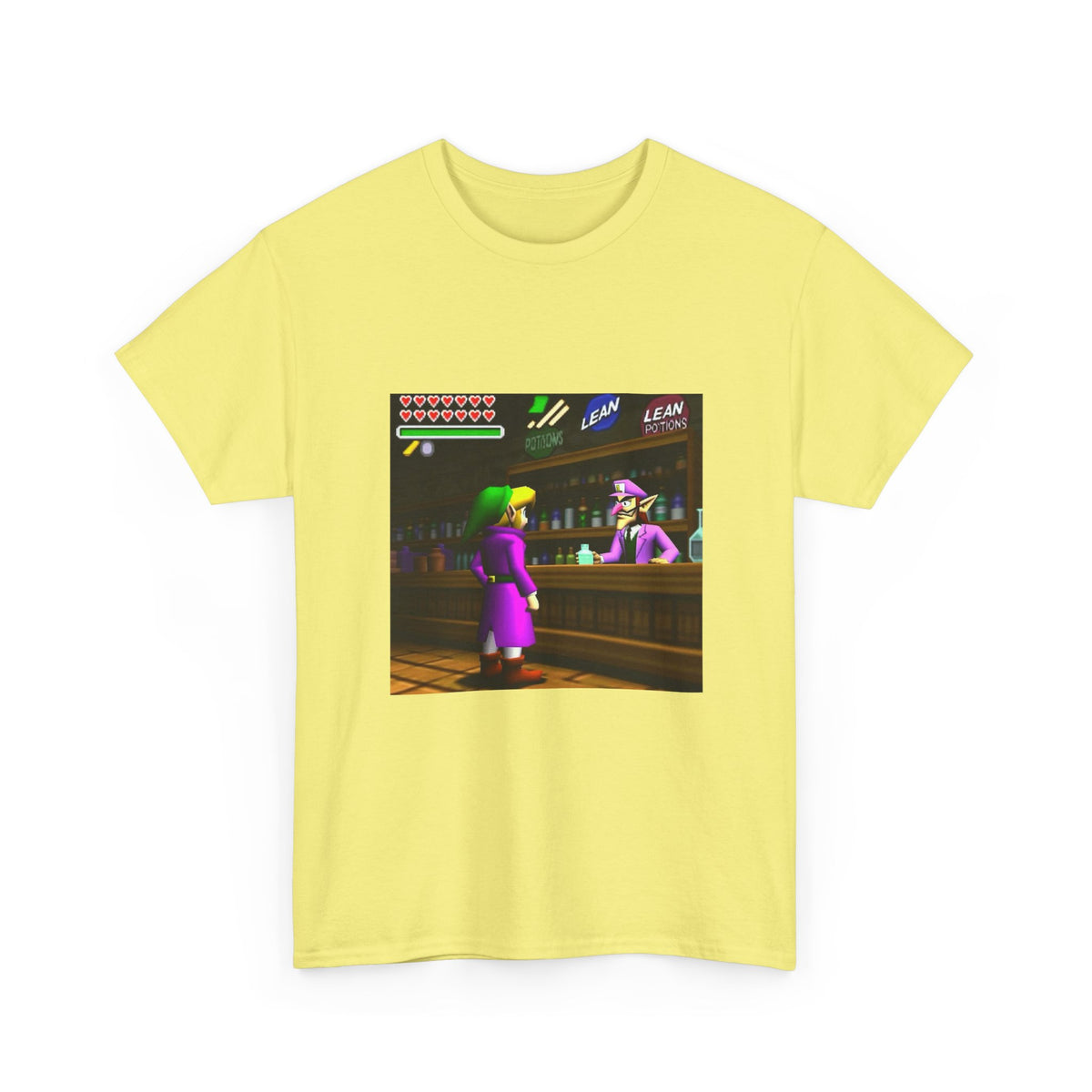 Link and Waluigi Trading Lean Potions