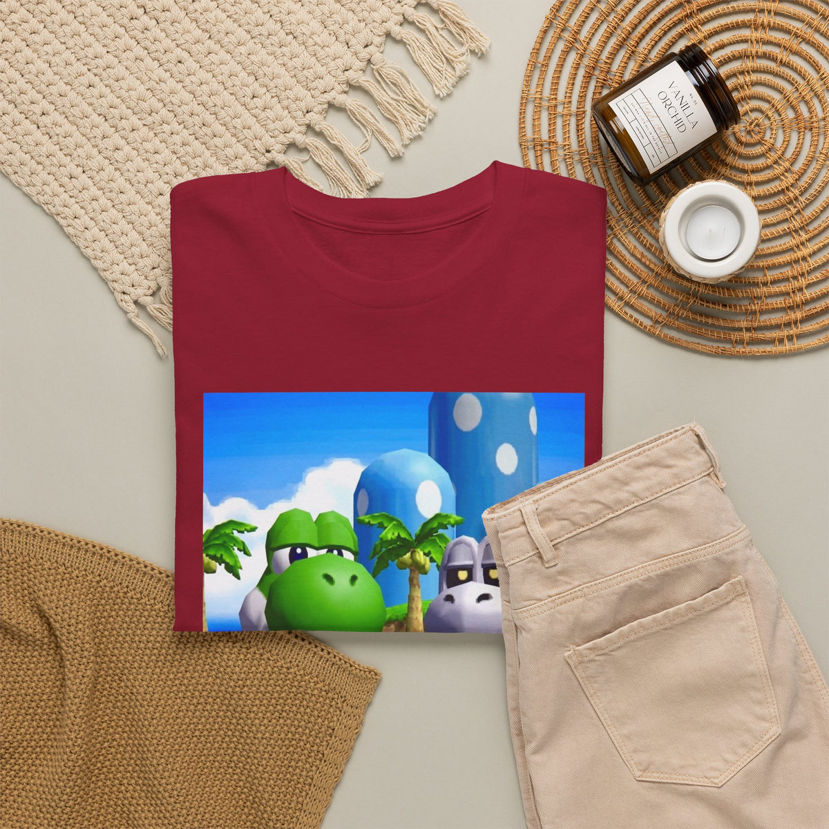 Yoshi And Dry Bones Flipping The Bird