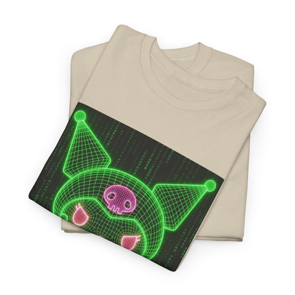 Kuromi Flipping The Bird Matrix Tee