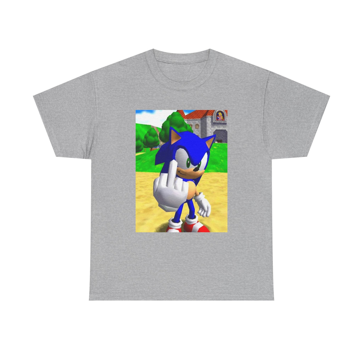 Sonic Flipping The Bird Tee