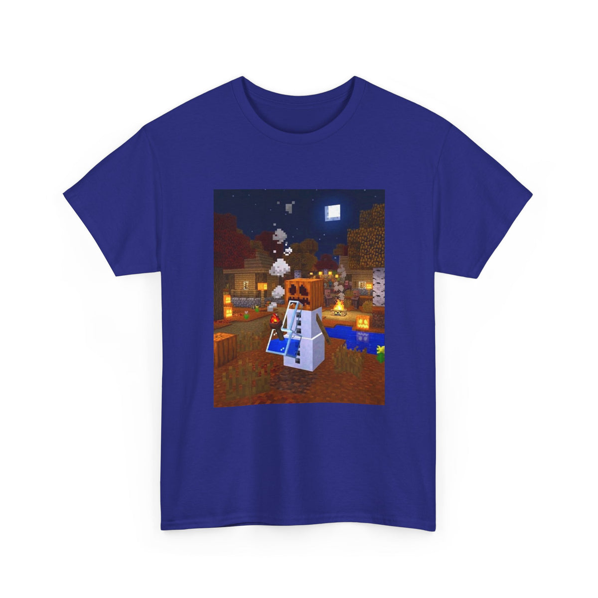 Pumpkin Snow Golem Hitting The Bong Tee