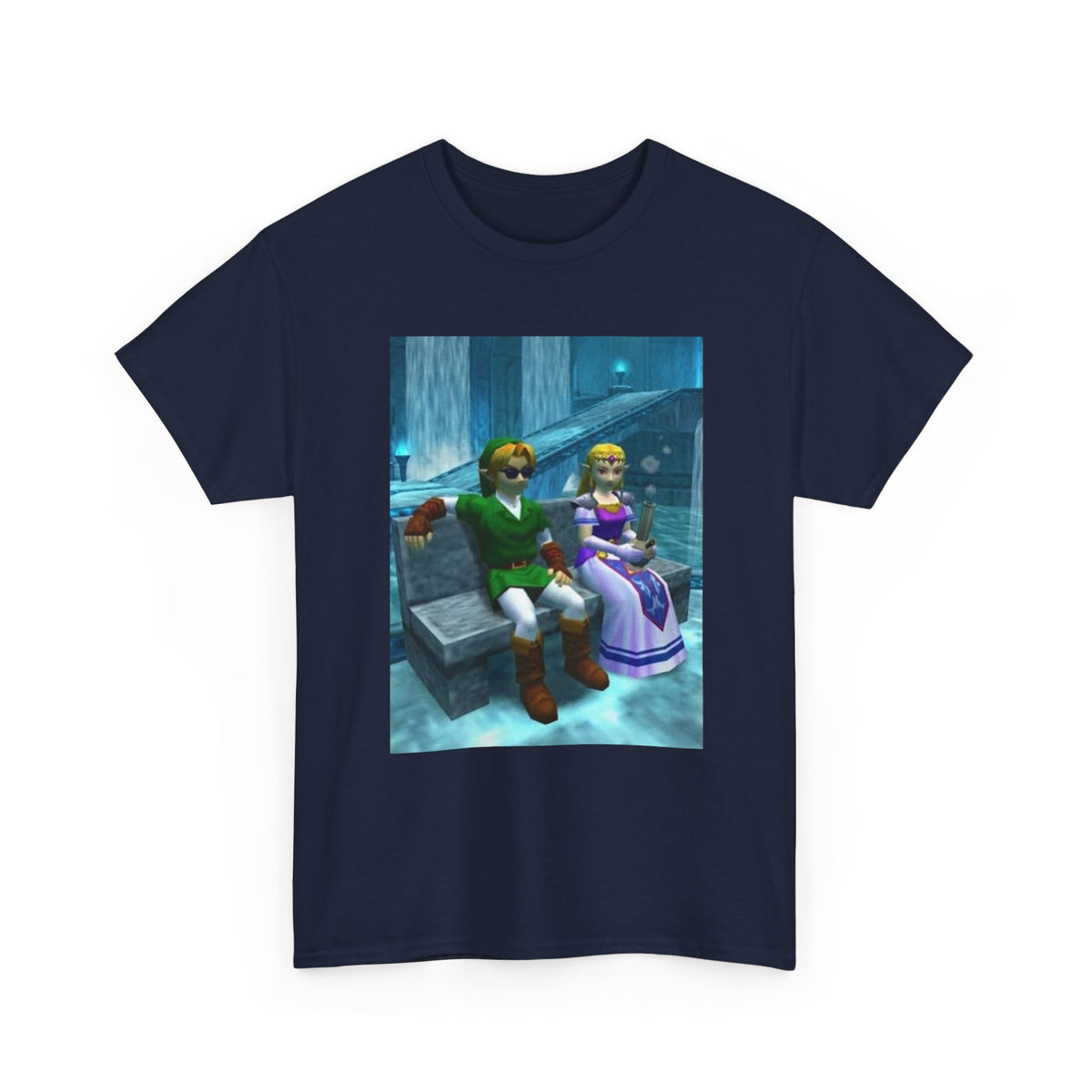 Link And Zelda Chilling In Zora's Domain