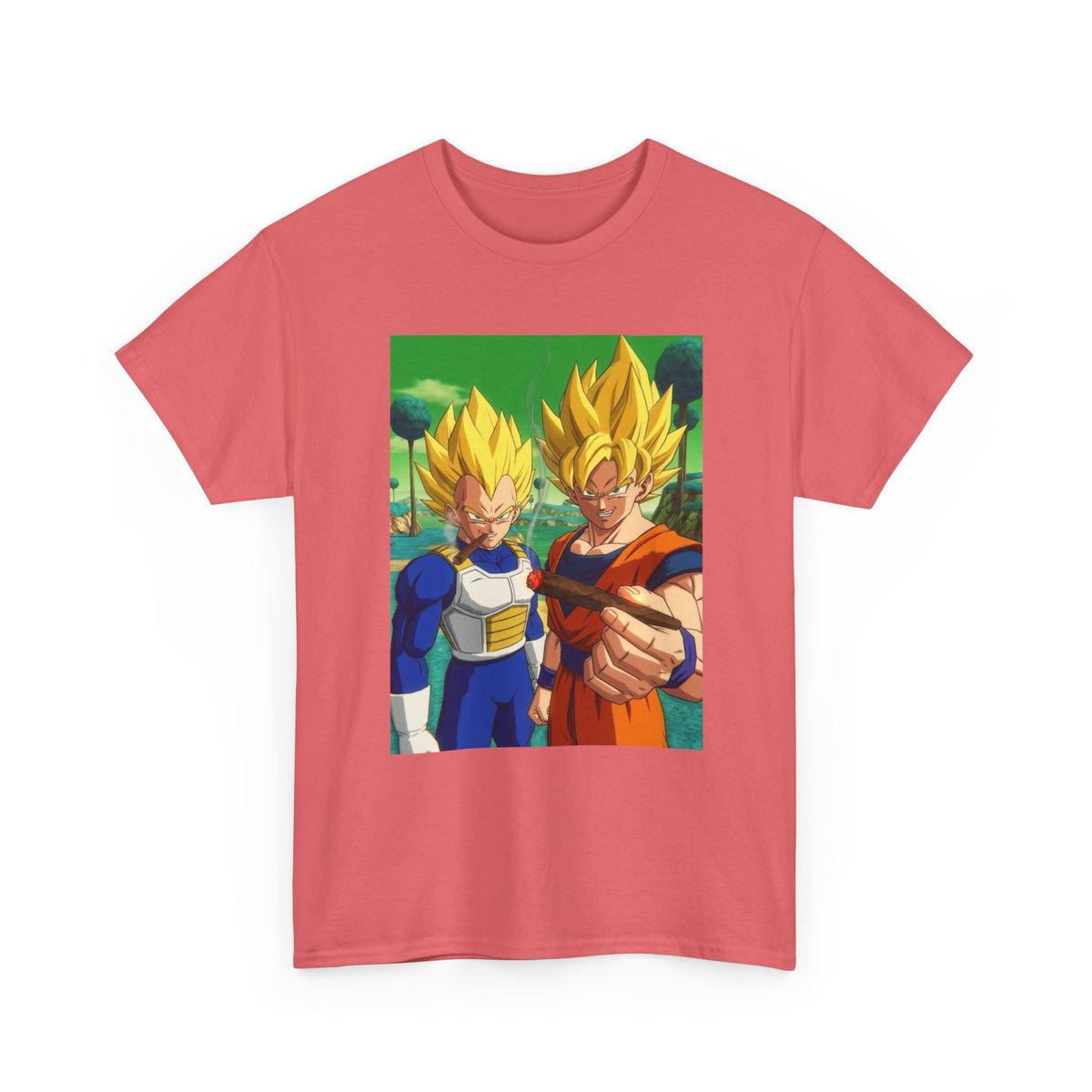 Goku and Vegeta Sharing a Blunt Tee