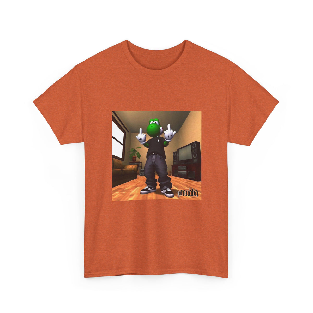 Yoshi Flipping Off In The Living Room Tee