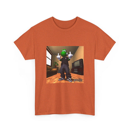 Yoshi Flipping Off In The Living Room Tee