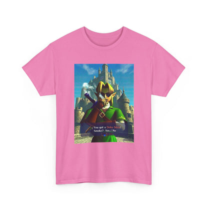 Link Smoking Deku Stick In Hyrule