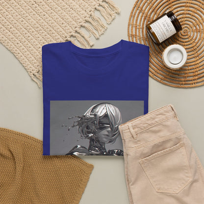 Liquid Chrome Abstract Tee