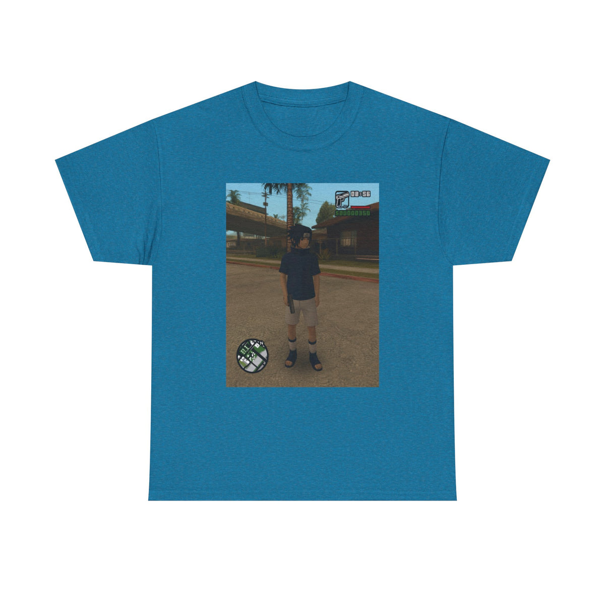 Sasuke Uchiha In San Andreas Street Tee