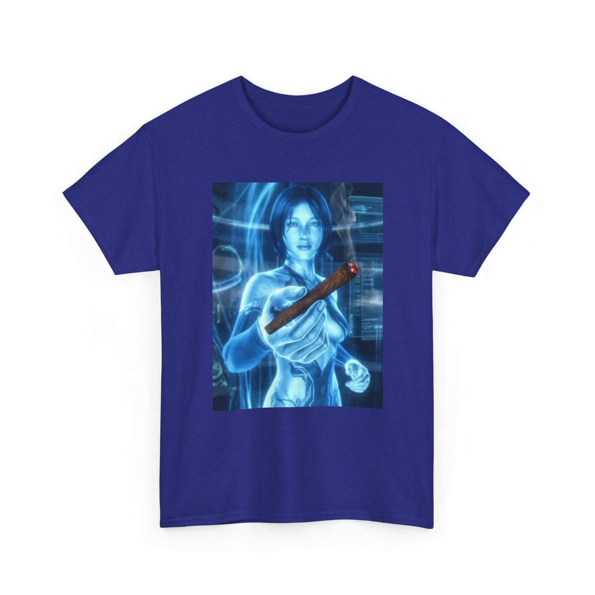 Holographic Babe Passing The Blunt Tee