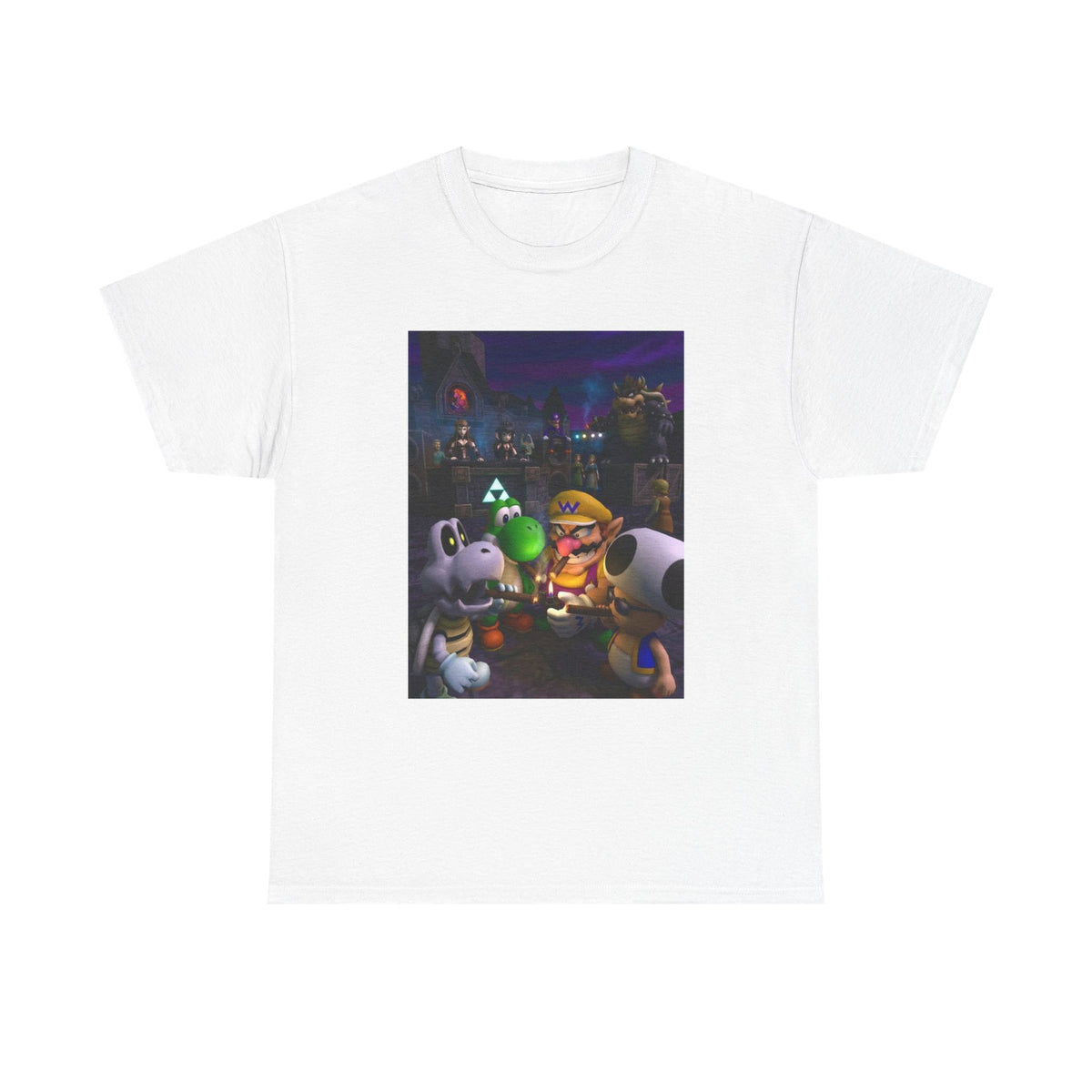 Wario, Yoshi, Toad, Dry Bones Lit Up Tee