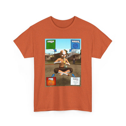 Aang Bending Smoke Elements Tee