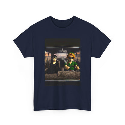 Link And Zelda Cruising And Smoking