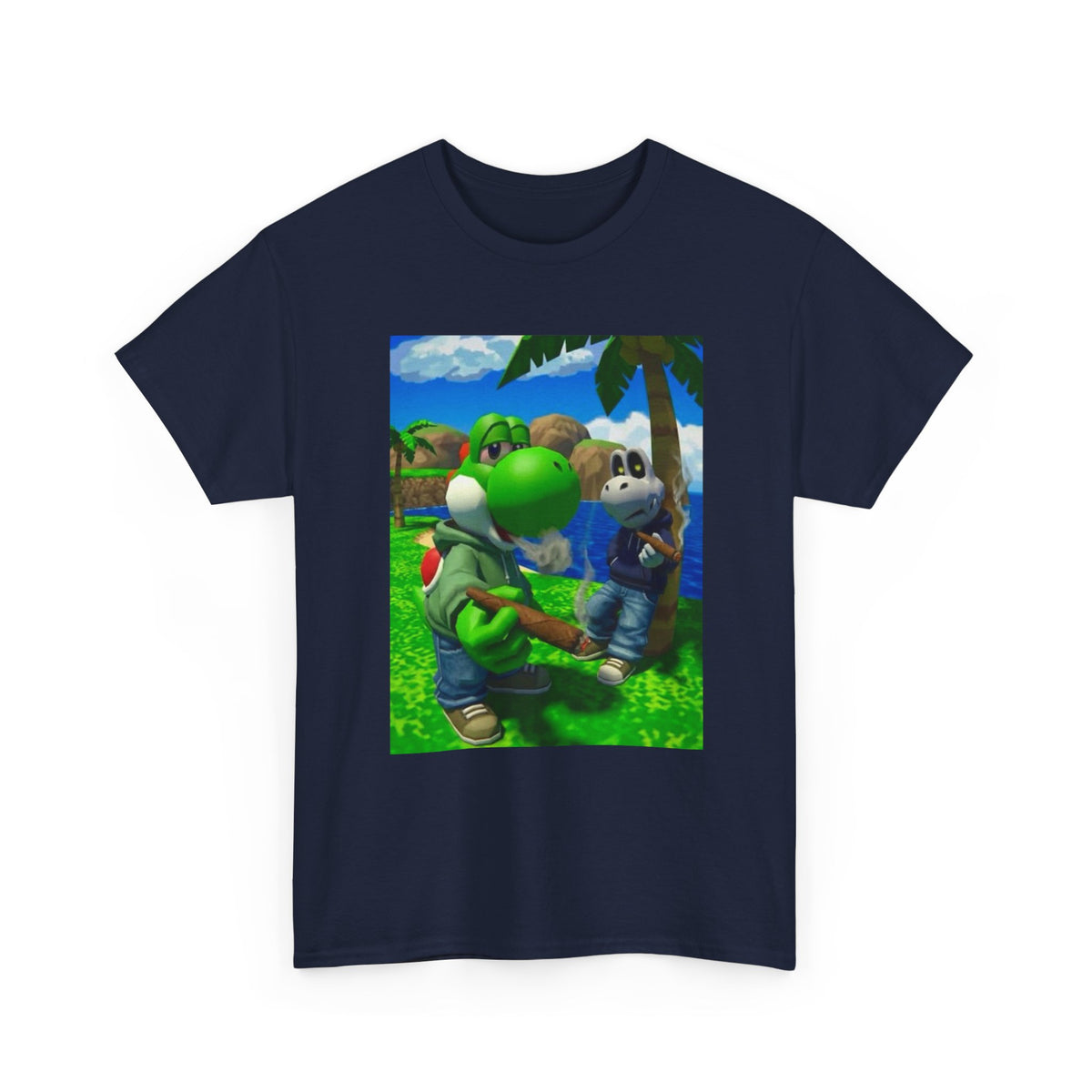 Yoshi And Dry Bones Smoking Blunts Tee