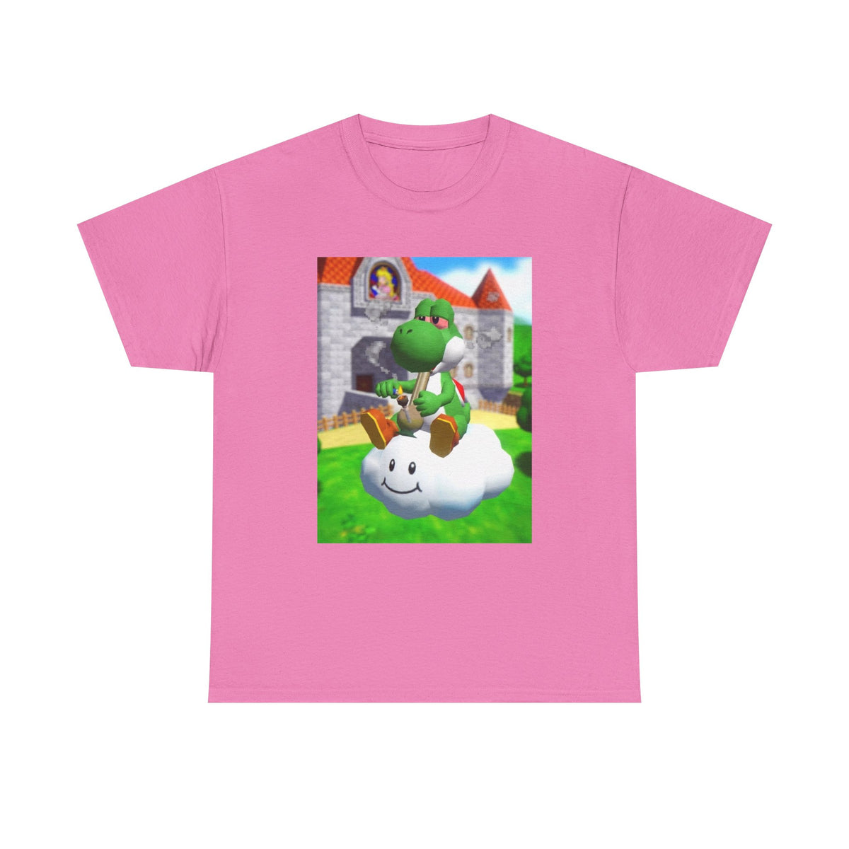 Yoshi Puffing On A Cloud Tee (Design 7)