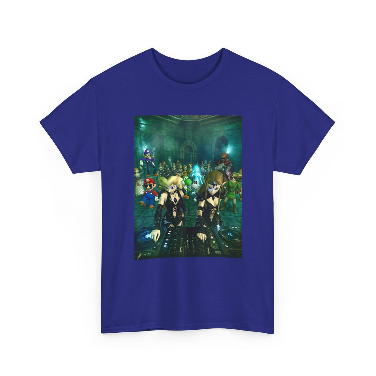 Dark Zelda DJs Gaming Party Tee