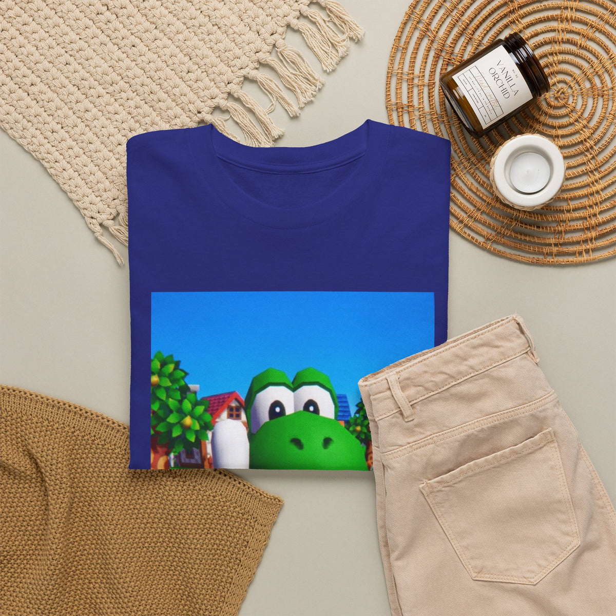 Yoshi Giving The Finger Tee (Design 6)