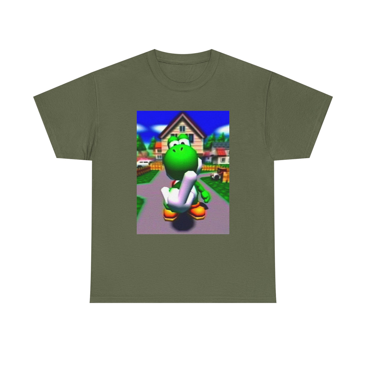 Yoshi Giving The Finger Tee