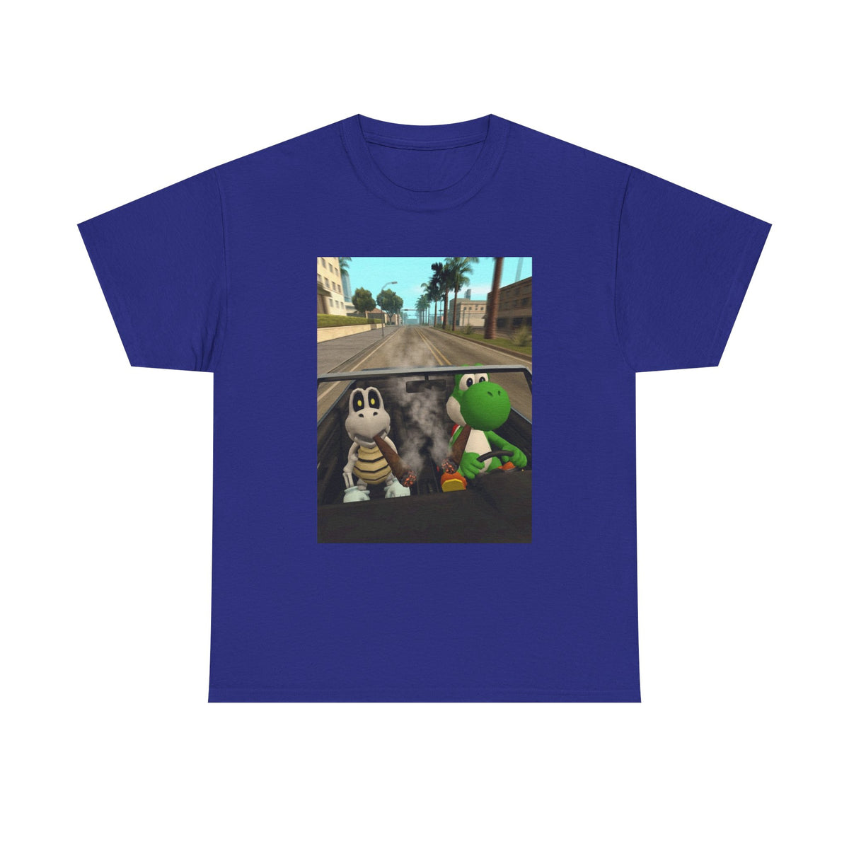 Yoshi And Dry Bones Cruising And Smoking (Design 5)