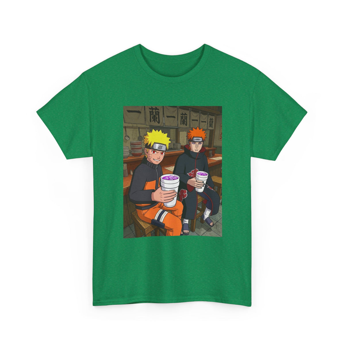 Naruto And Pain Sipping Lean Tee
