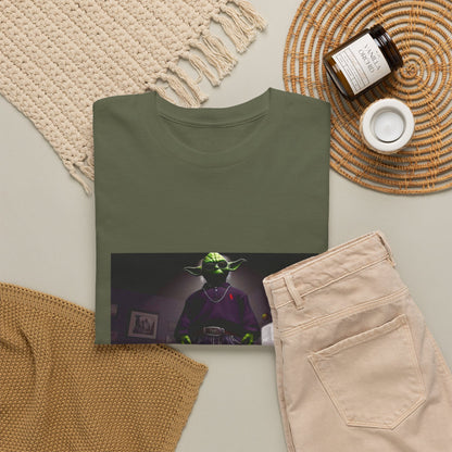 Yoda In Y2K Drip Standing Confidently