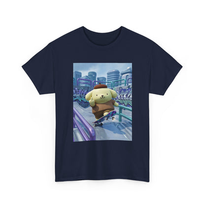 Pompompurin Flipping Off On Skateboard