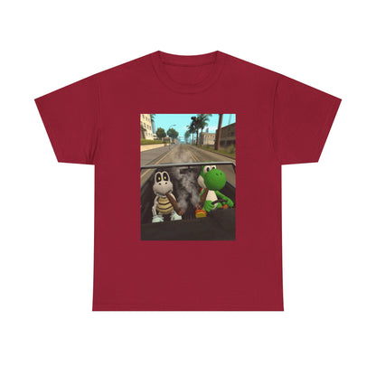 Yoshi And Dry Bones Cruising And Smoking (Design 5)