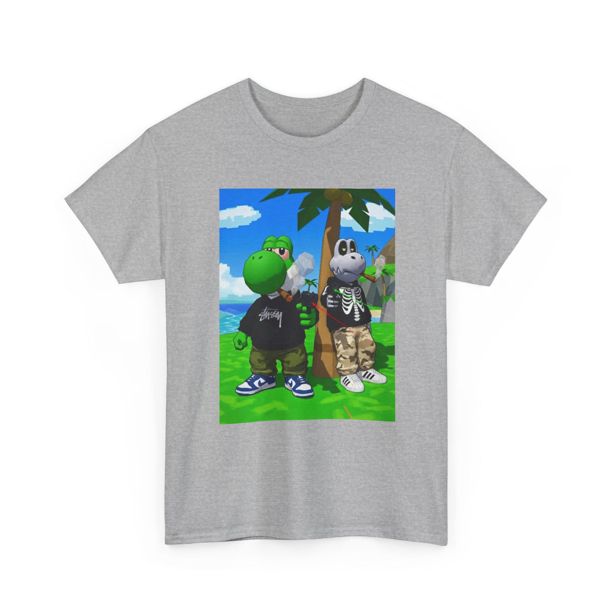 Yoshi And Dry Bones Smoking Thugs