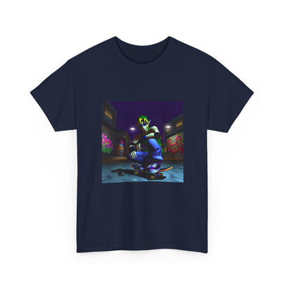 Skater Link Smoking In Neon Alley Tee