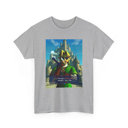 Link Smoking Deku Stick In Hyrule
