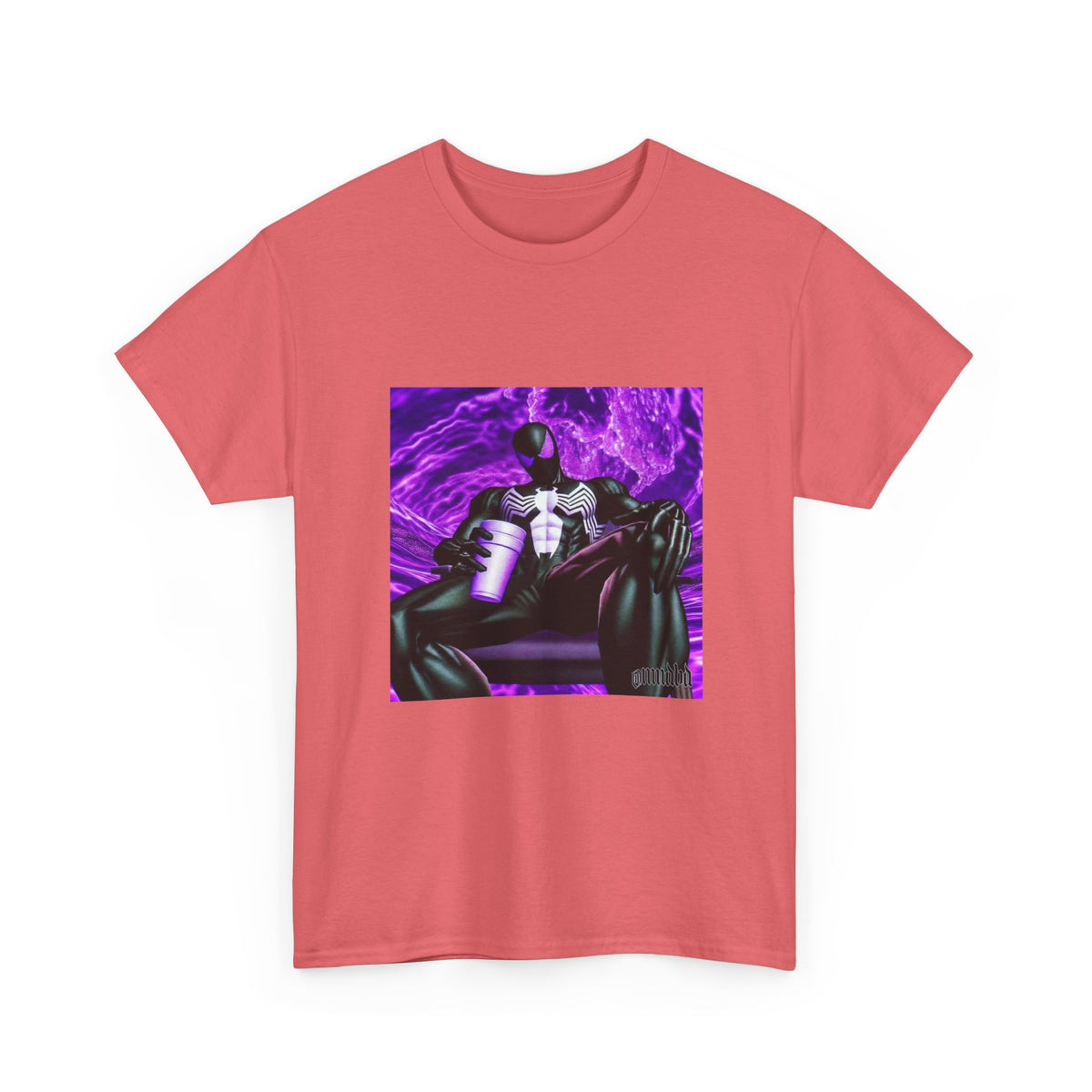 Symbiote Spider-Man Chilling with Lean Tee