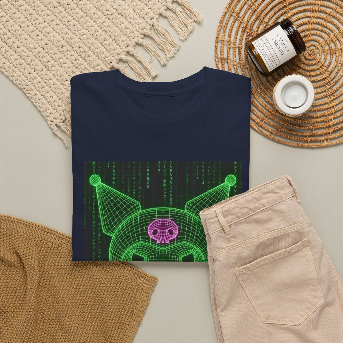 Kuromi In The Matrix Flipping The Bird Tee