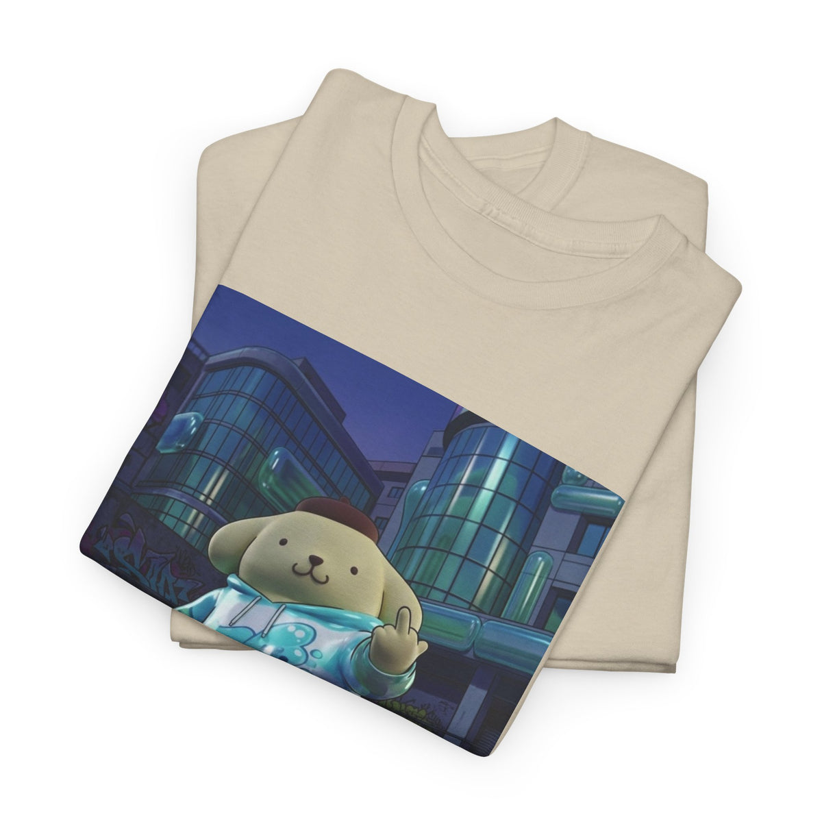 Pompompurin Flips Off In Skateshop City