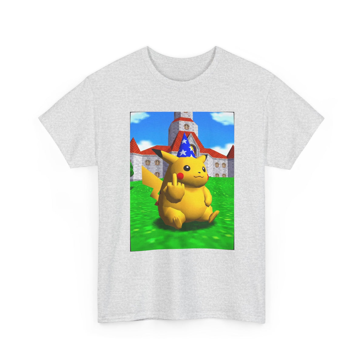 Salty Pikachu Giving The Middle Finger Tee