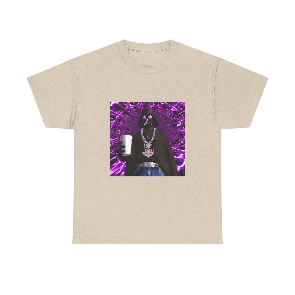 Stoner Vader Sipping Purple Drink Tee