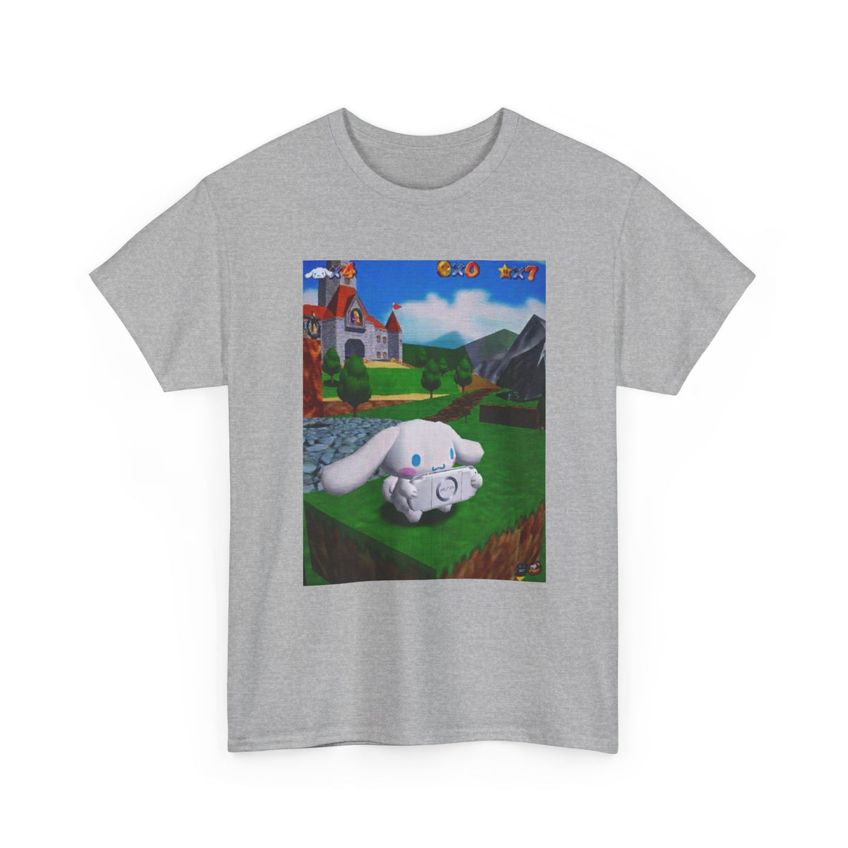Cinnamoroll Gaming PSP In Castle Courtyard Tee