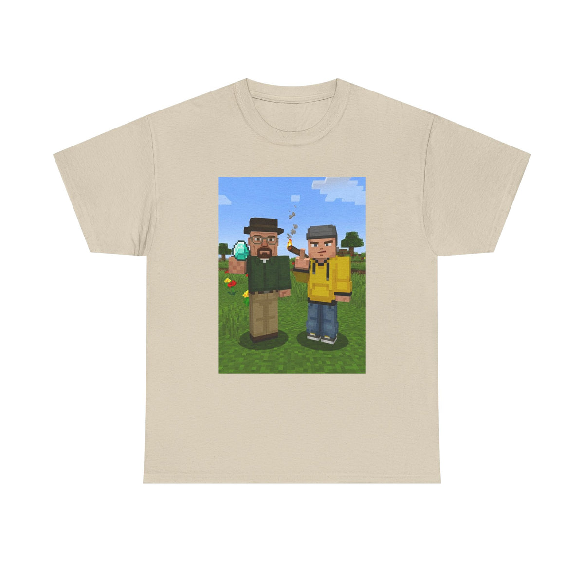 Blocky Chemist And Apprentice Smoking