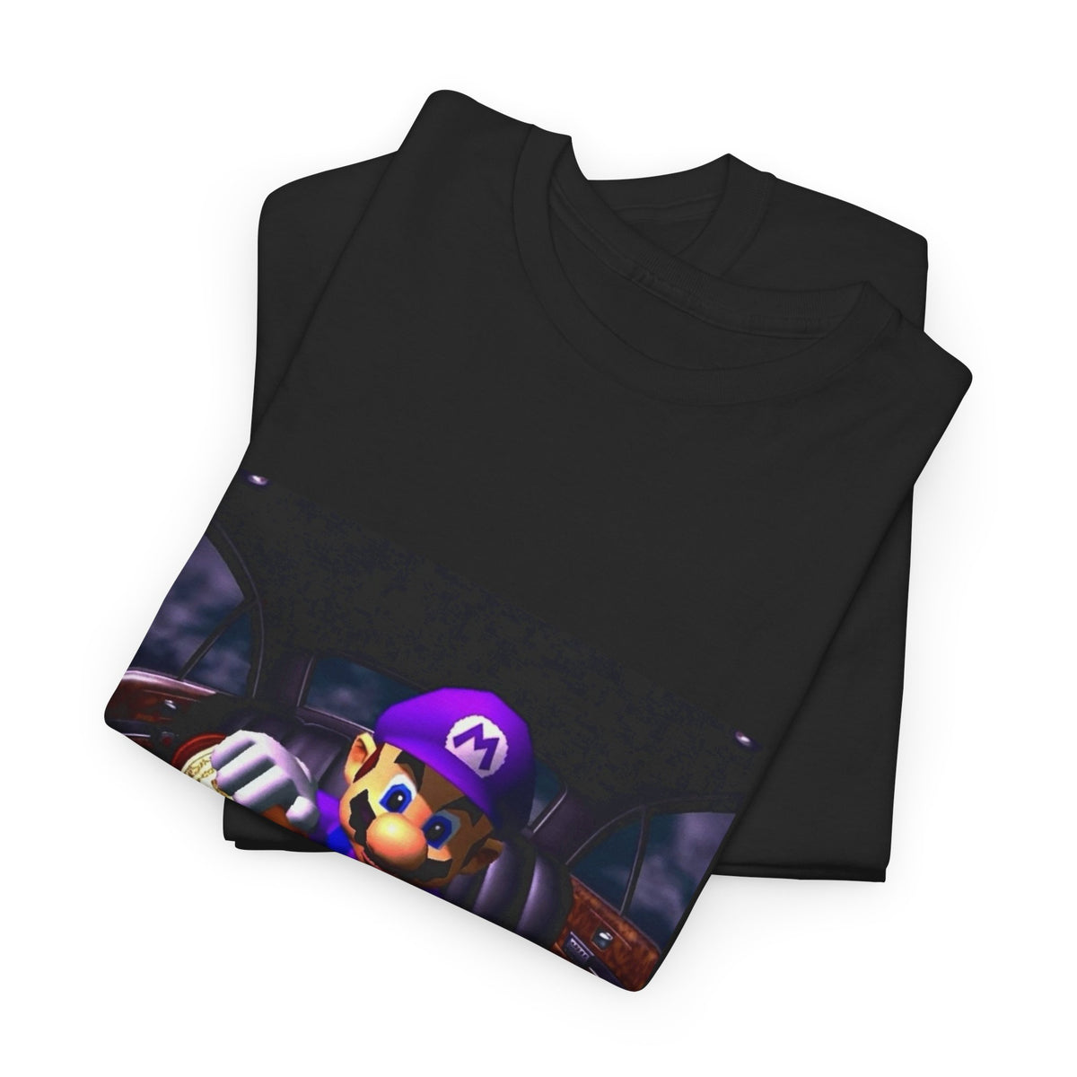Waluigi Pouring Purple Drank In Limo Tee