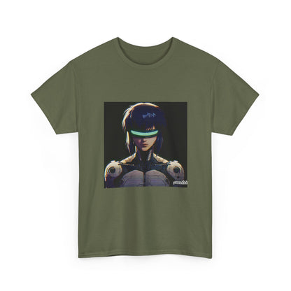 Cybernetic Major Motoko Kusanagi Glitch Art Tee