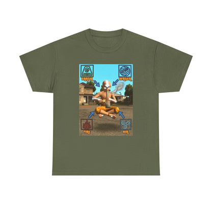 Bender Aang Meditating with Bong Tee