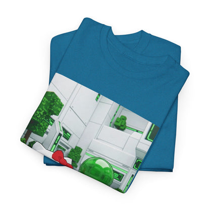 Low Poly Hello Kitty And Green Alien Flip Off