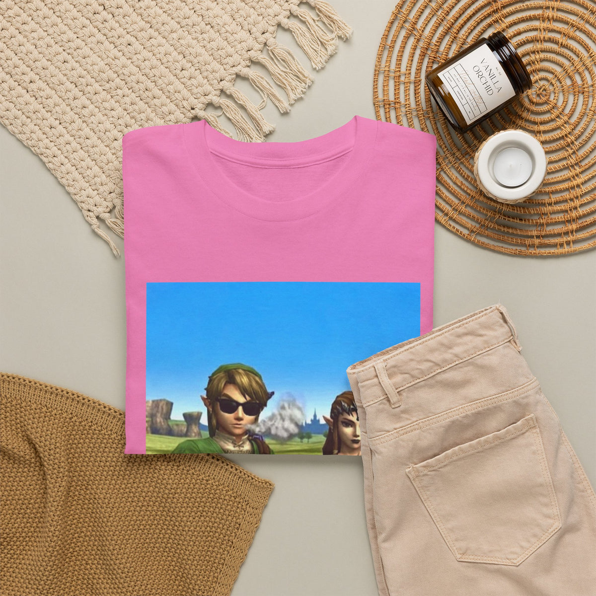 Link And Zelda Chilling With Blunts Tee